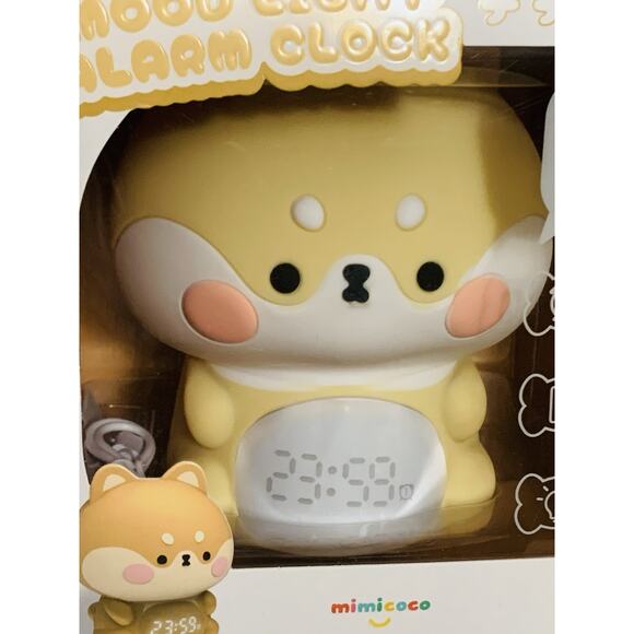 Mimicoco Nana Rechargeable Mood Light Alarm Clock - Pat to Dim - Warm Light NIB - Picture 5 of 5